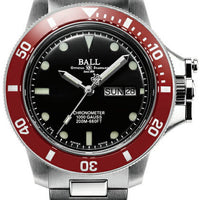 Ball DM2118B-S2CJ-BK Engineer Hydrocarbon Chronometer 40mm Red Bezel