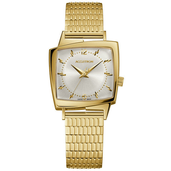 Accutron 2SW7A002 Legacy Asymmetrical Automatic Limited Edition Gold Tone