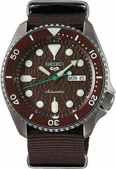 Seiko SRPD85 5 Sports Brown Textured Dial