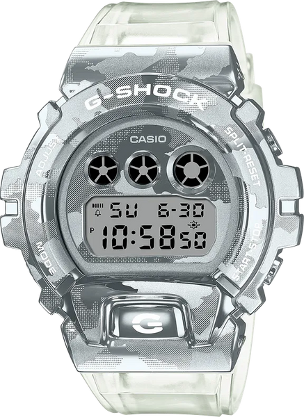 G-Shock GM6900SCM-1A Metal Covered 3-Eye Semi-Transparent Camouflage