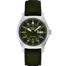 Seiko 5 Sports SRPH29 Automatic Green Dial Pilots Watch