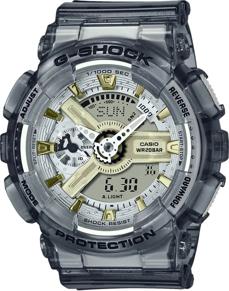 G-Shock GMAS110GS-8A Metallic Shine Grey Transparent Refined