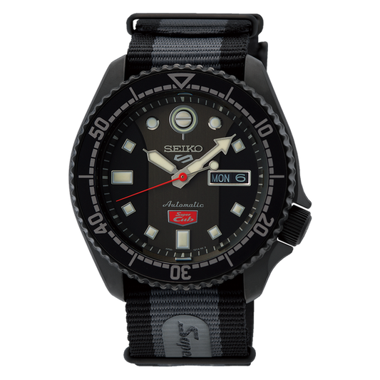 Seiko 5 Sports SRPJ75 Super Cub Limited Edition Black
