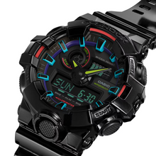 G-Shock GA700RGB-1A Virtual Rainbow Cybertech Ana-Digi