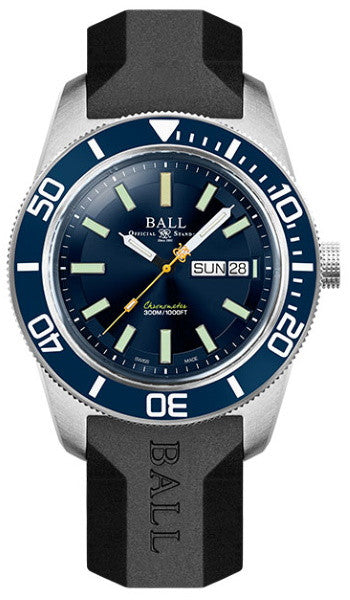 Ball DM3308A-P1C-BE Engineer Master II Skindiver Heritage Rubber Strap