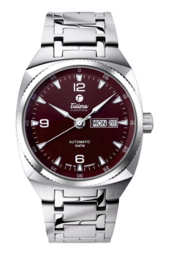 Tutima Saxon One M Automatic Maroon Brown ref : 6121-01