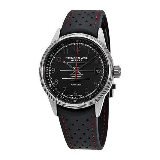 Raymond Weil 2754-BKR-05200 Freelancer Pilot *Pre-Owned*