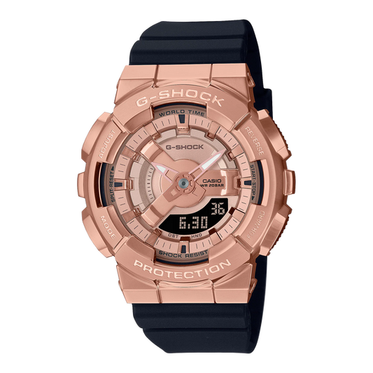 G-Shock GMS110PG-1A Metal Clad Total Comfort Rose Gold Women's