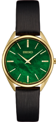 Seiko Essentials SWR080 Green Mother of Pearl Gold