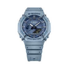 G-Shock GA2100PT-2A Tone-on-Tone Wire Face Casioak Blue