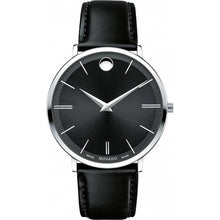 Movado 0607086 Ultra Slim Black Dial // Pre-Owned