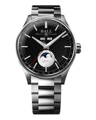 Ball NM3016C-S2J-BK Engineer II Moon Calendar Black Dial Automatic