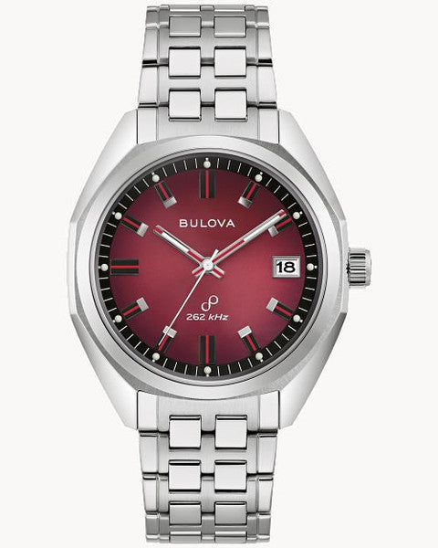 Bulova 96B401 Jet Star 262kHz Precisionist 1970s Crimson Dial