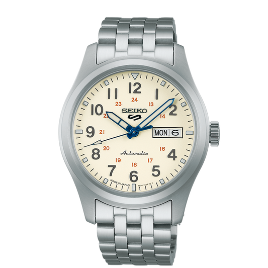 Seiko 5 Sports SRPK41 110th Anniversary Limited Edition Cream Dial Automatic