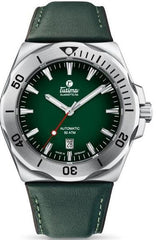 Tutima 6155-05 M2 Seven Seas S Stainless Steel 44mm Green Leather