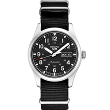 Seiko 5 Sports SRPG37 Automatic Watch Black Dial Nato