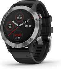 Garmin 010-02158-00 Fenix 6 Silver Black Band