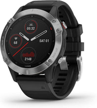 Garmin 010-02158-00 Fenix 6 Silver Black Band