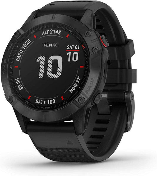 Garmin 010-02158-01 Fenix 6 Black on Black Band