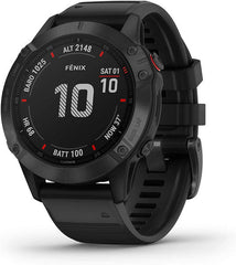 Garmin 010-02158-01 Fenix 6 Black on Black Band
