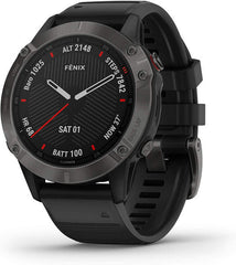 Garmin 010-02158-10 Fenix 6 Sapphire Carbon Gray