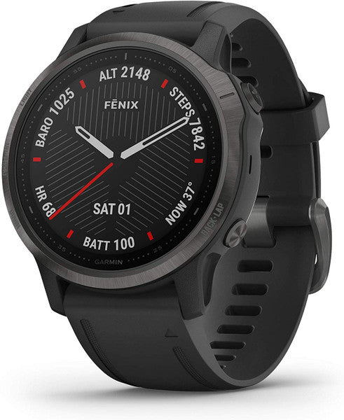 Garmin 010-02159-24 Fenix 6S Carbon Gray DLC