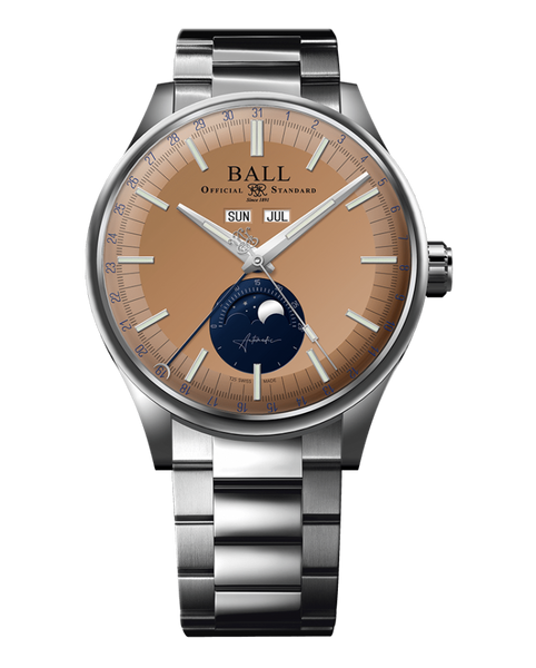 Ball NM3016C-S2J-CO Engineer II Moon Calendar Copper Dial 40mm