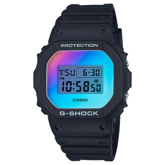 G-Shock DW5600SR-1A Brilliant Iridescent Square Black