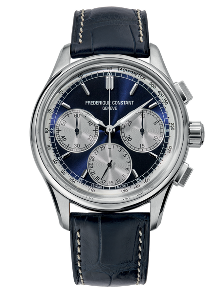 Frederique Constant FC-760NS4H6 Manufacture Classic Flyback Chronograph Blue Dial
