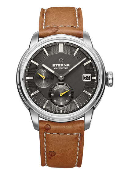 Eterna Adventic GMT Manufacture Automatic Grey Dial  REF: 7661.41.56.1352