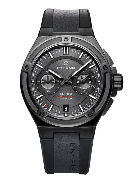 Eterna  Kontiki Chronograph Manufracture PVD Ref: 7755.43.40.1289
