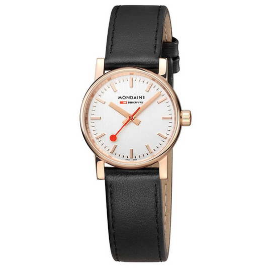 Mondaine MSE.30112.LB EVO2 30mm Rose Golden Watch