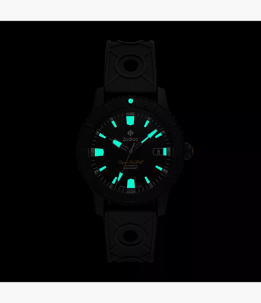 Zodiac ZO9289 Super Sea Wolf Compression Diver Automatic Rubber