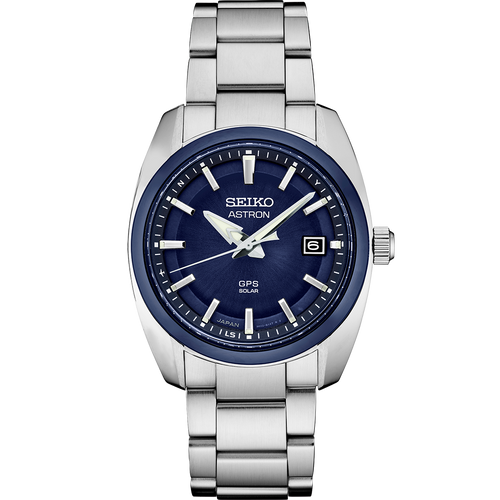 SEIKO ASTRON GPS SOLAR 本体 Seiko Astron SSJ003 3X22 GPS Solar Ceramic Bezel Blue – Arizona