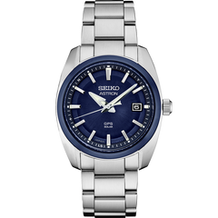 Seiko Astron SSJ003 3X22 GPS Solar Ceramic Bezel Blue