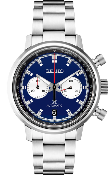 Seiko Prospex SRQ043 Speedtimer Blue Dial Automatic Chronograph