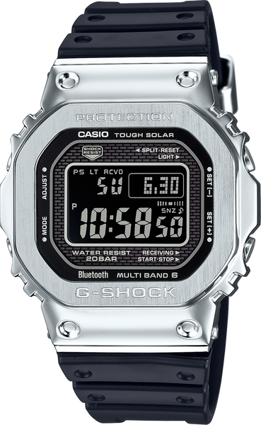 Casio G-Shock GMWB5000-1 Stainless Full Metal 5000 Series // Pre-Owned
