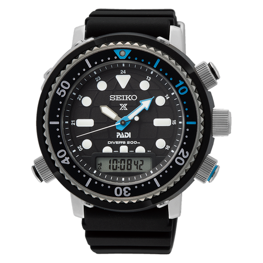 Seiko Prospex SNJ035 Sea Solar World Digital Display Arnie