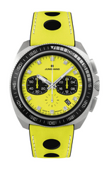 Junghans 41/4369.00 1972 Chronoscope Quartz Edition FIS Lemon