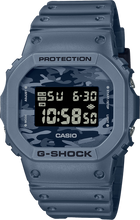 G-Shock DW5600CA-2 Camouflage Motif Digital Square Blue