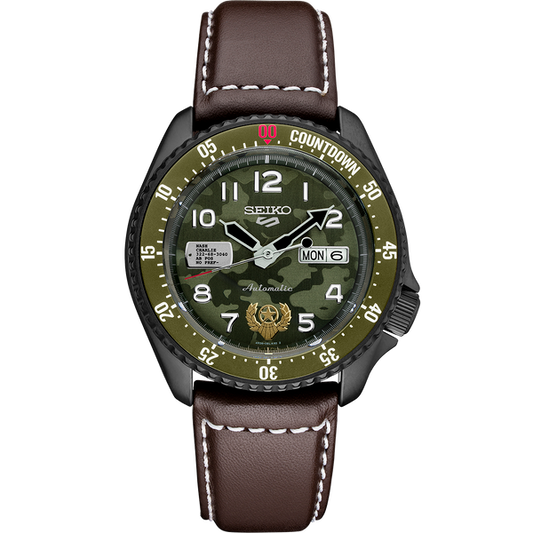 Seiko 5 Sports SRPF21 Street Fighter Guile Limited Edition