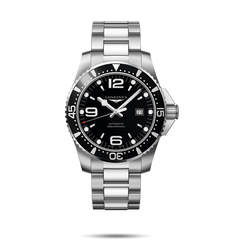 Longines L3.841.4.56.6 HydroConquest 30bar Automatic Black Dial // Pre-Owned