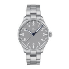 Laco 862158.MB Pilot Watches Basic Augsburg Grau 42mm Bracelet