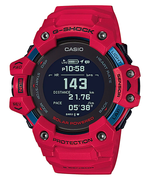 G-Shock GBDH1000-4A Move Heart Rate Monitor Red