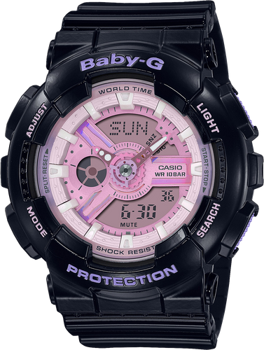 G-Shock BA110PL-1A Baby G Polarized Pink Black
