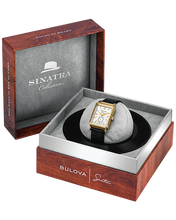 Bulova 97A158 Frank Sinatra My Way Small Seconds Gold Tone Quartz