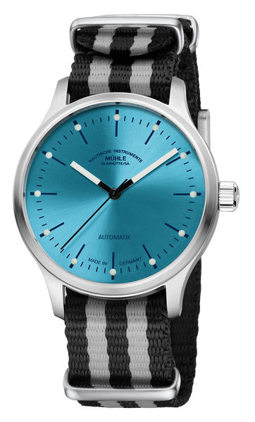 Muhle Glashutte M1-40-79-NB Panova Turquoise Blue Nato