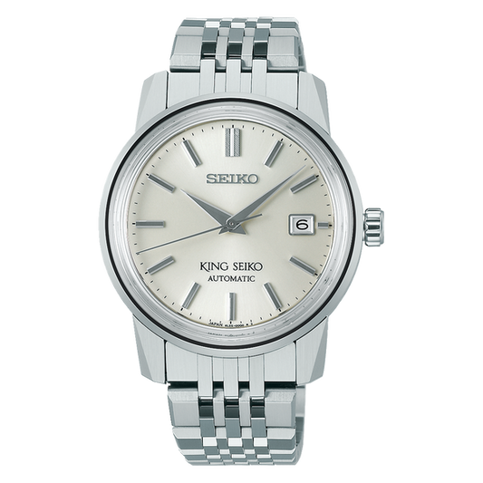 Seiko SJE089 King Seiko Automatic Slim Heritage Silver Dial