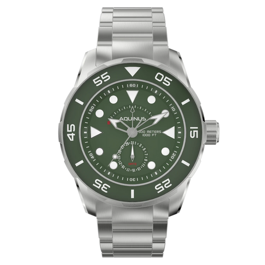 Aquinus ASSASN5BSGR001 Ruggada Green Dial Automatic // Pre-Owned