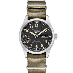 Seiko 5 Sports SRPG35 Automatic Watch Black Dial Nato